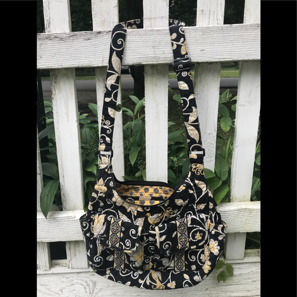 Retired Vera Bradley Yellow Bird Cargo Sling